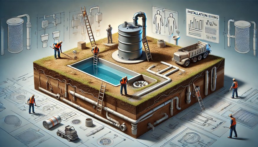 Ошибки при установке септиков и их предотвращение: Как избежать проблем с системой очистки сточных вод?